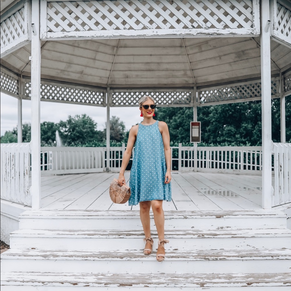 Velvet Heart Tala Polka Dot Sleeveless Dress